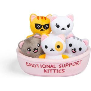 5 Emotional Support Kitties By Relatable Cuddly Stuffed Animals With Basket